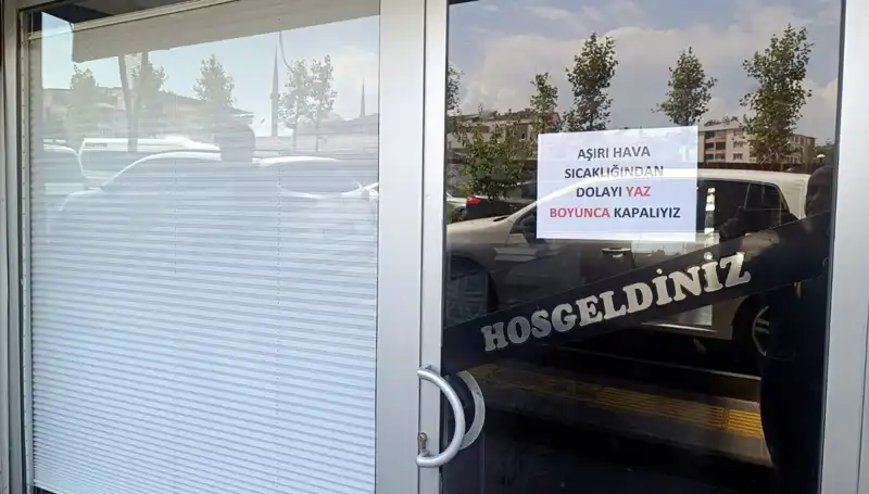Afrika Sıcakları Esnafı Vurdu: Dükkanlar Yaz Boyu Kapandı