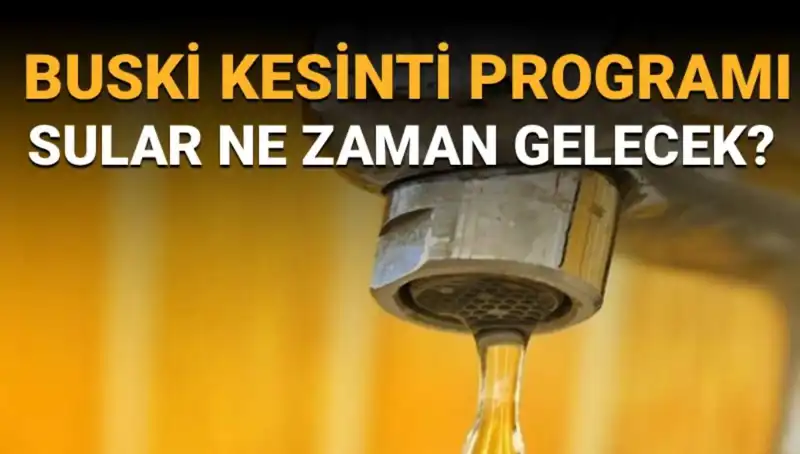Bursa Nilüfer'de Su Kesintisi Ne Zaman Bitecek? BUSKİ Açıklama Yaptı