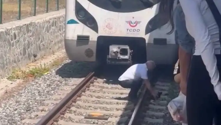 Marmaray Makinistinden Örnek Davranış: Raylardaki Kedi Durdu, Hayat Kurtarıldı