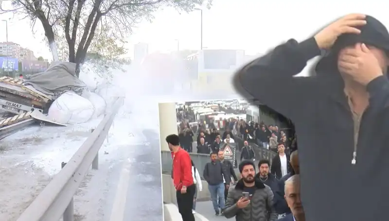 D-100'de Alçı Yüklü TIR’ın Kazası Trafiği Felç Etti