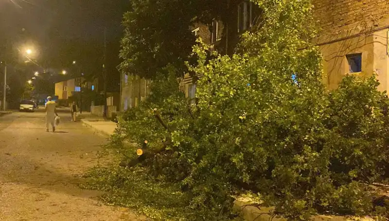 Karabük'te Şiddetli Fırtına: Halk Hayatını Sürdüremedi