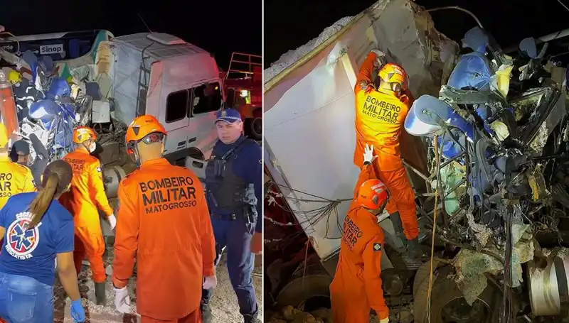 Brezilya'da Feci Otobüs Kazası: 11 Hayatını Kaybetti, 45 Kişi Yaralandı